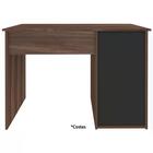 Mesa Escrivaninha 01 Gaveta Com Chave Hall Ipe Preto Artany