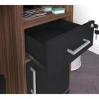 Mesa Escrivaninha 01 Gaveta Com Chave Hall Ipe Preto Artany