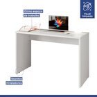 Mesa Escrivaninha 108cm Office Barcelona Kaiki Móveis Branca