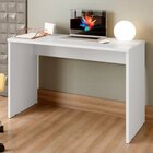 Mesa Escrivaninha 108cm Office Barcelona Kaiki Móveis Branca