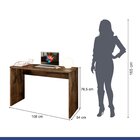 Mesa Escrivaninha 108cm Office Barcelona Kaiki Móveis Ype