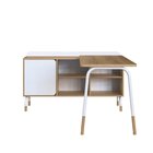 Mesa Escrivaninha 120cm Balcão Credenza 1 Gav 1 Porta 136cm H