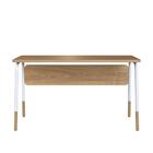 Mesa Escrivaninha 136cm Hanover/branco Home Office Flexus Art