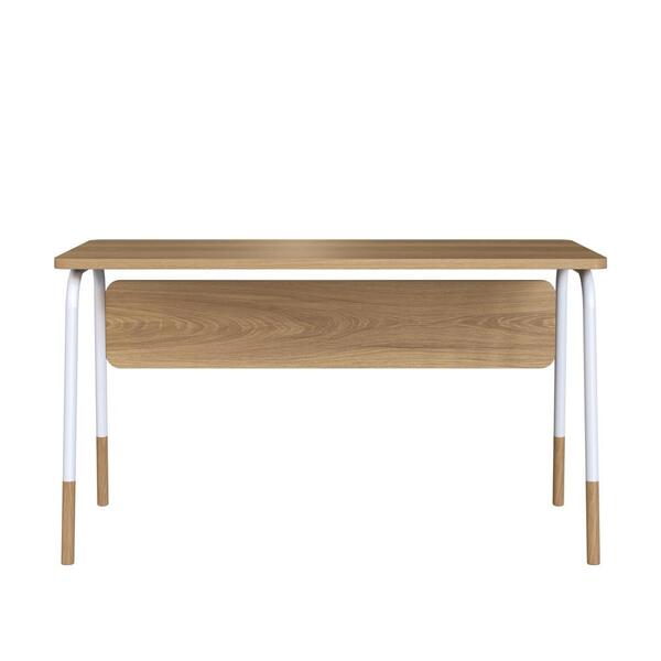 Mesa Escrivaninha 136cm Hanover/branco Home Office Flexus Art