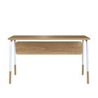 Mesa Escrivaninha 136cm Home Office Workflow Móvel Na Caixa -