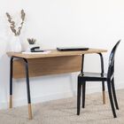 Mesa Escrivaninha 136cm Home Office Workflow Móvel Na Caixa -