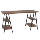 Mesa Escrivaninha 150cm Estilo Industrial Prisma Noga