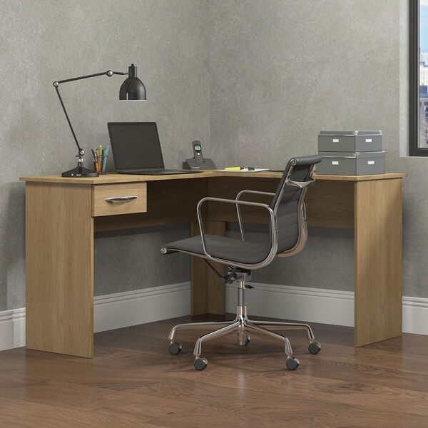 Mesa Escrivaninha 1 Gaveta Carvalho Dakar 703 - Soluzione