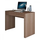 Mesa Escrivaninha 1 Gaveta Home Office Amêndoa - Panorama Móv