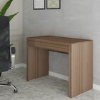 Mesa Escrivaninha 1 Gaveta Home Office Amêndoa - Panorama Móv