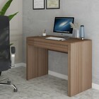 Mesa Escrivaninha 1 Gaveta Home Office Amêndoa - Panorama Móv