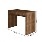 Mesa Escrivaninha 1 Gaveta Home Office Nogal - Panorama Móveis