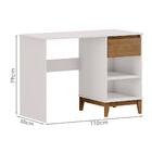 Mesa Escrivaninha 1 Gaveta Mdf 110 Cm 2806 Milani Store