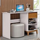 Mesa Escrivaninha 1 Gaveta Mdf 110 Cm 2806 Milani Store