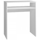 Mesa Escrivaninha 1 Prateleira Branco - Pnr Móveis