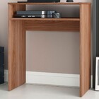 Mesa Escrivaninha 1 Prateleira Castanho - Pnr Móveis