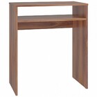 Mesa Escrivaninha 1 Prateleira Castanho - Pnr Móveis