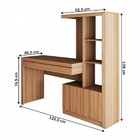Mesa Escrivaninha 2  Portas 1 Gaveta Para Computador Homework