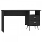 Mesa Escrivaninha 2 Gavetas Onix Tx Ho-2982 - Hecol Móveis