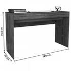 Mesa Escrivaninha 2 Gavetas Rústico Msm439 - Móvel Bento