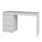 Mesa Escrivaninha 3 Gavetas Branco