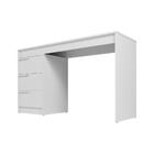 Mesa Escrivaninha 3 Gavetas Branco - Brv