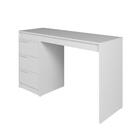 Mesa Escrivaninha 3 Gavetas Branco - Brv