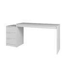 Mesa Escrivaninha 3 Gavetas Branco - Brv