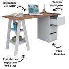 Mesa Escrivaninha 3 Gavetas Esc3005 Apt