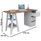 Mesa Escrivaninha 3 Gavetas Esc3005 Apt