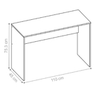 Mesa Escrivaninha Aisha Branco
