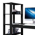 Mesa Escrivaninha Artemis 4 Prateleiras Preto - Art Panta