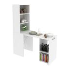 Mesa Escrivaninha Articulável 1 Porta Branco Me4171 - Tecno M