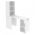 Mesa Escrivaninha Articulável 1 Porta Branco Me4171 - Tecno M