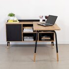 Mesa Escrivaninha Balcão Credenza 1 Gav Home Office Flexus 1