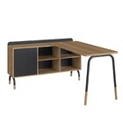 Mesa Escrivaninha Balcão Credenza 1 Gav Home Office Flexus 1
