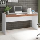 Mesa Escrivaninha Branco/castanho Bc 88 - Brv Móveis