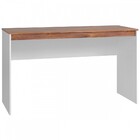 Mesa Escrivaninha Branco/castanho - Pnr Móveis