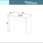 Mesa Escrivaninha Branco Me4139 - Tecno Mobili