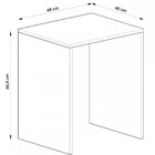 Mesa Escrivaninha Branco - Pnr Móveis