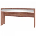 Mesa Escrivaninha Castanho/branco Bc 87 - Brv Móveis