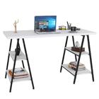 Mesa Escrivaninha Cavalete 135cm Branco Chess