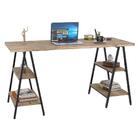 Mesa Escrivaninha Cavalete 150cm Estilo Industrial Prisma C08