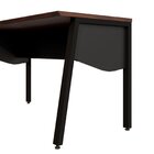 Mesa Escrivaninha Com 135cm Industrial Tampo Chanfrado E Pés