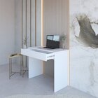 Mesa Escrivaninha Com 1 Gaveta Sevilha Branco