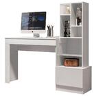 Mesa Escrivaninha Com Armário Lateral 1 Gaveta 149cm Lion B03