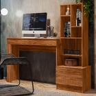 Mesa Escrivaninha Com Armário Lateral Lion M20 Cinamomo Mel -