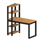 Mesa Escrivaninha Com Estante E 4 Prateleiras Licce Freijó /p