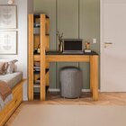 Mesa Escrivaninha Com Estante E Licce 4 Prateleiras 120cm Fre