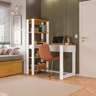 Mesa Escrivaninha Com Estante E Licce 4 Prateleiras 120cm Fre